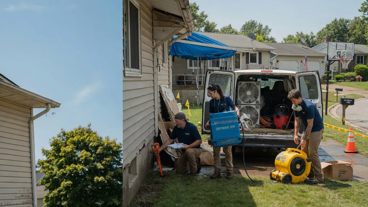 Ceiling Leak Cleanup in Keego Harbor, MI near me