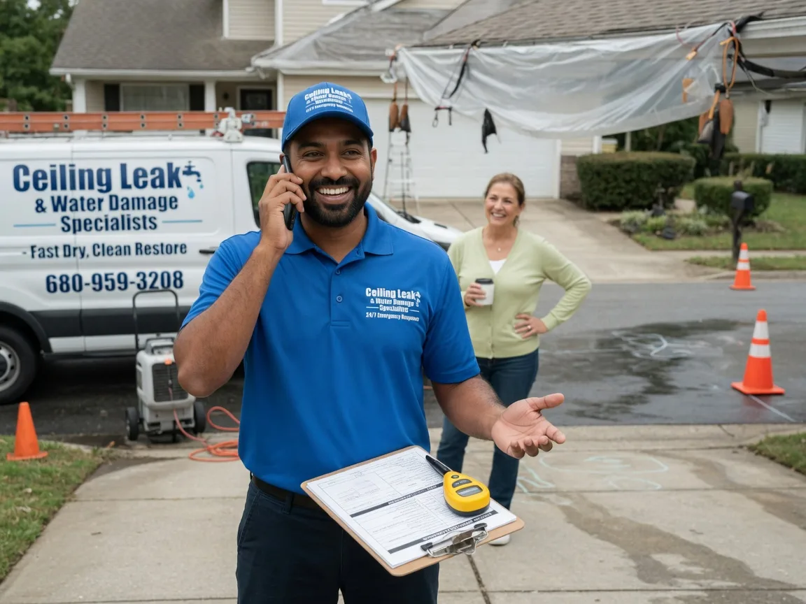 Ceiling Leak Cleanup Keego Harbor, MI FAQs